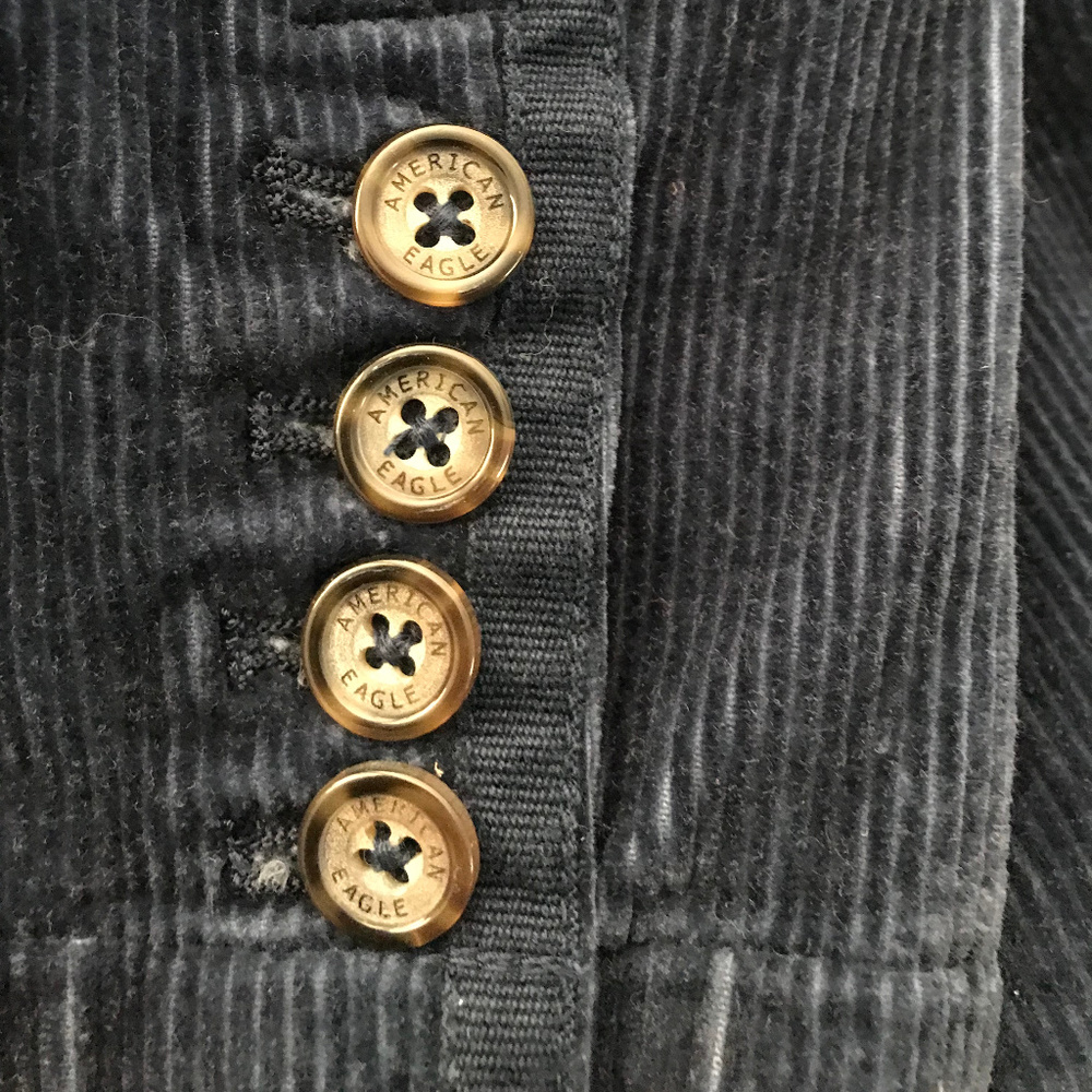 SOLD AMERICAN EAGLE OUTFITTER NAVY CORDUROY JACKET - Picture 8 of 8